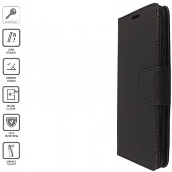 Fancy atverčiamas juodas dėklas (Xiaomi Pocophone F1)